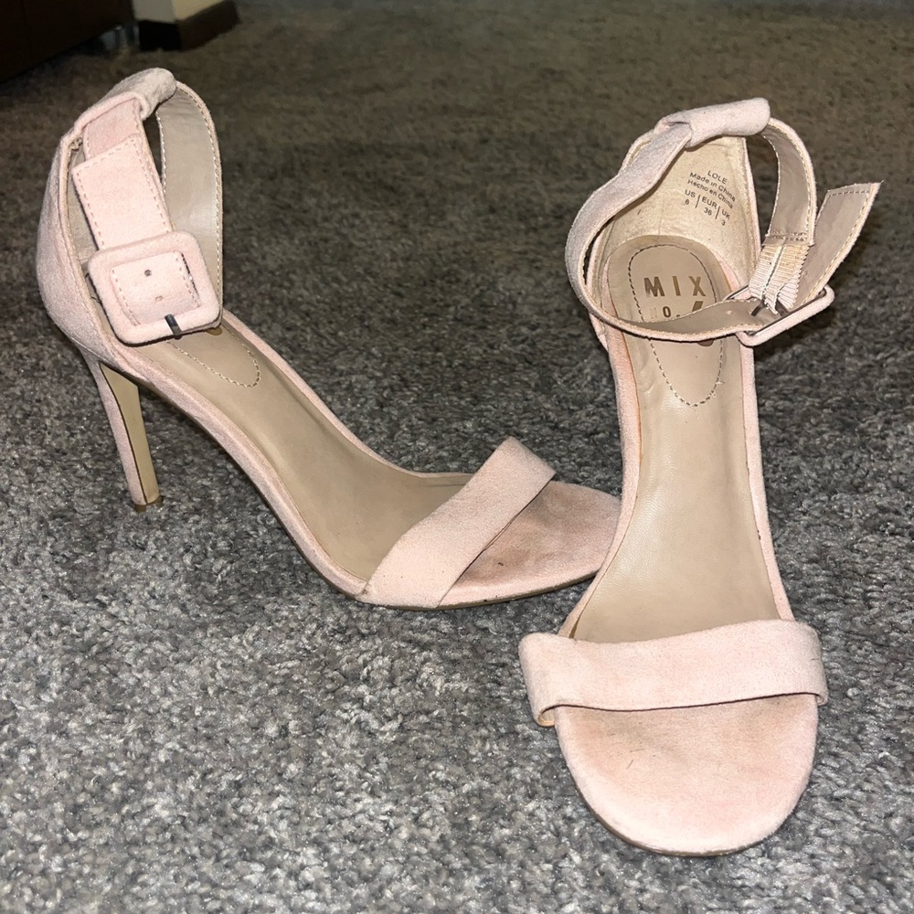 Blush Pink Heels Size 6